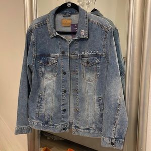 Empowerment Jean jacket 99% cotton 1% spandex.